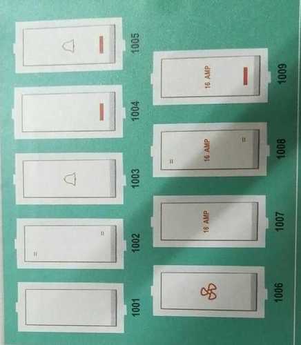 White Industrial Grade Amp Switches 