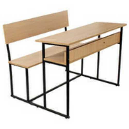 School Wooden And Metal Benches No Assembly Required