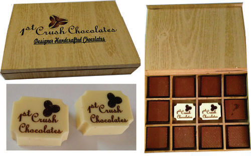 Wooden Brown Chocolate Box