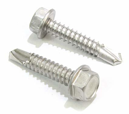 Hexagonal Polished Self Drilling Screw