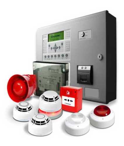 Industrial Fire Alarm Systems - Plastic, 15-32 Voltage, Red Color | Automatic Alarm with 30-50 MA Current, Suitable for Office, School, Factory, Hotel