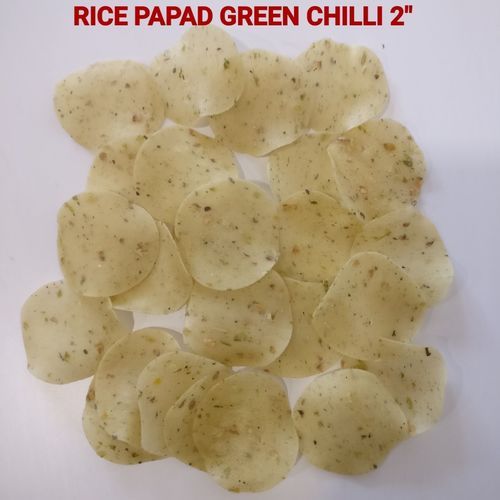 Rice Papad Green Chilli 2 Food Grade: Yes