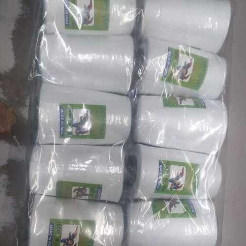 White Overlock Polyester Thread