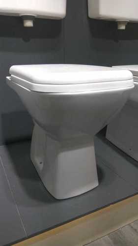 White Floor Mounted Toilet Commodes