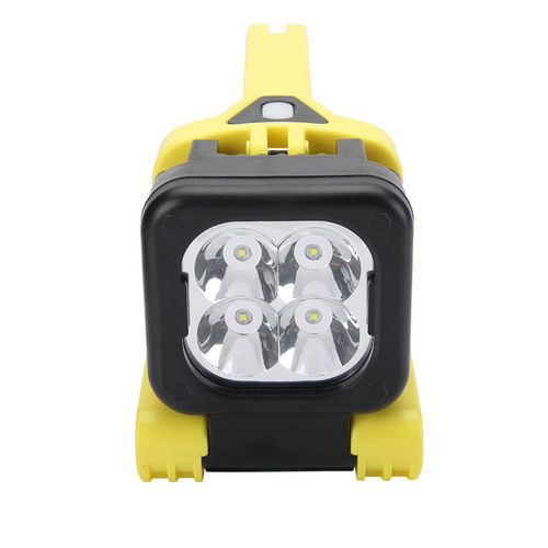 White Portable Construction Lighting Battery Powered Portable Flood Light