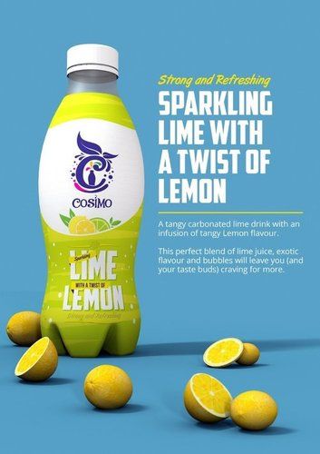 Beverage Sparkling Lime With Lemon Soft Drink