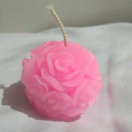 4Cm Height Rose Flowers Candles
