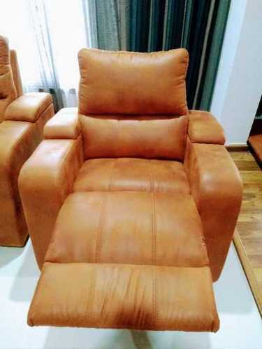 Brown Deluxe Leather Recliner Chair