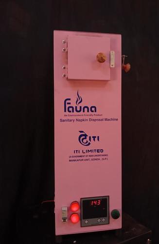 Light Pink Sanitary Napkin Disposal Machine (Fauna) Without Smoke Control