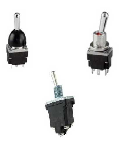 Black & Silver Honeywell Toggle Switch