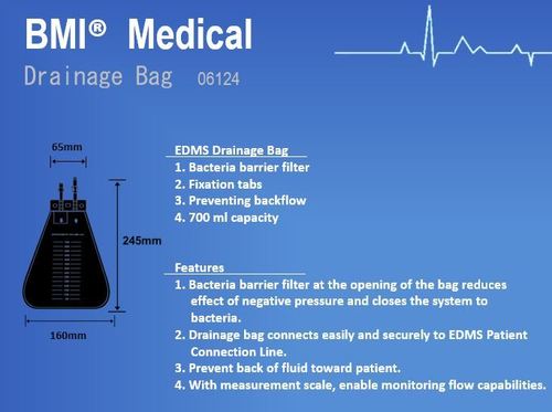 Light Weight Drainage Bag 06124 Usage: Hospital