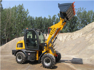 Wheel Loader With Loading Shovel Bucket Payloader