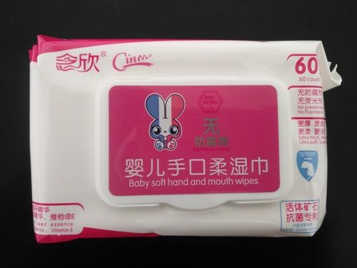 Baby Soft Hand and Mouth Wipes without Preservative