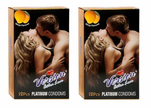 Black Platinum Extra Love Mango Condoms