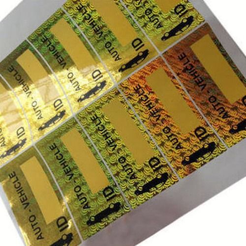 Golden Safety Self Adhesive Labels