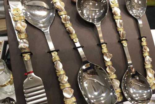 Silver Unique Cutlery Sets For Kitchen