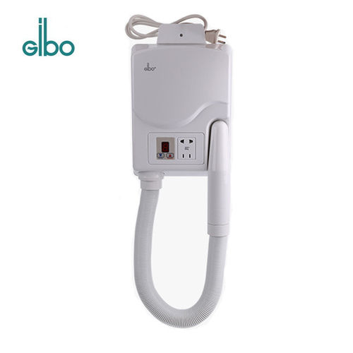 Wall Mounted Hotel Hair Dryer Power: 300-800W Watt (W)