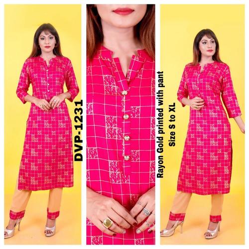 Latest Ethnic Rayon Kurtis