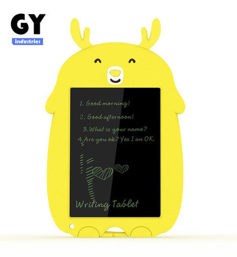 Yellow Lcd Writing Tablet Digital Writing Pad