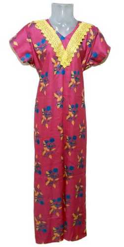 Pure Cotton Printed Ladies Gown