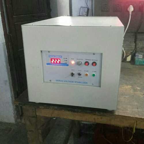 Three Phase Voltage Stabilizer - 0.5 kVA to 25 kVA Variants: Manual, Automatic, Servo | Optimum Performance, Advanced Stability Features