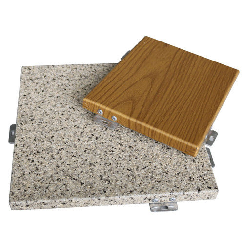 Wooden And Stone Coating Waterproof Aluminum Solid Panels