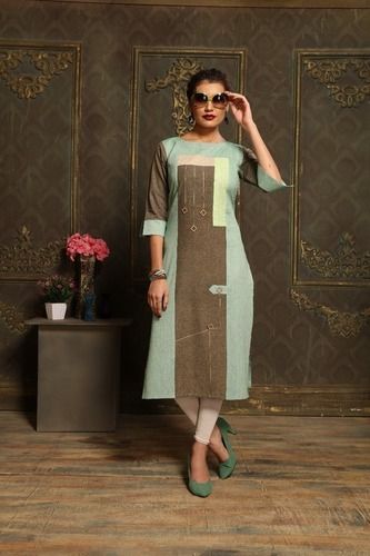 Multi Color Khadi Cotton Kurti Collection