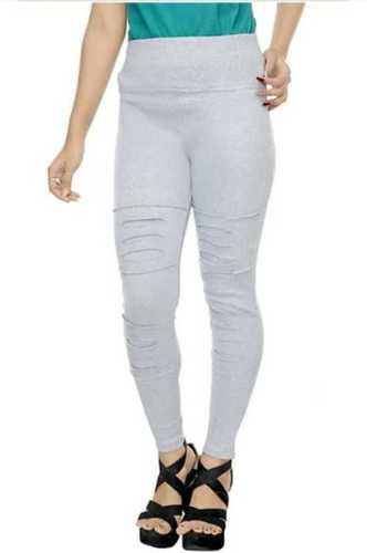 Plain Cut Work Jegging
