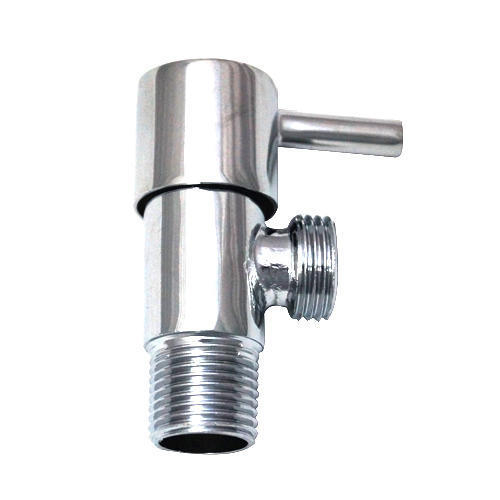 Stainless Steel Angle Valve - New, Durable Construction | High and Medium Pressure Water Fitting