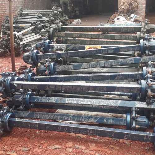 Metallic Trailer Axle And Wheels For Agriculture