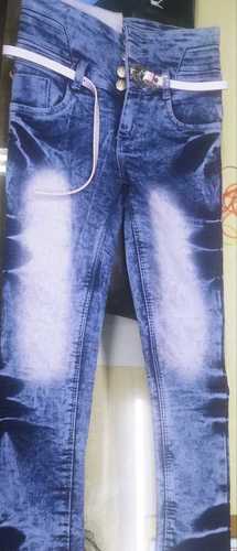 Ladies Blue Color Denim Jeans