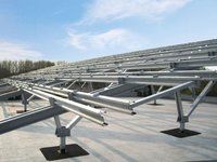 Grey Roof Top Solar Structure