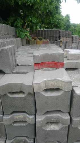 Grey Zig Zag Paver Floor Block