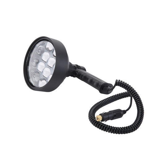 Black Portable Outdoor Long Range Led Spotlight