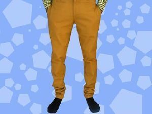 Blue Anti Wrinkle Mens Formal Pants