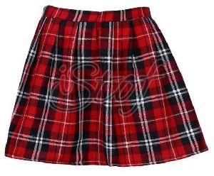 Breathable Cotton Girls School Skirt