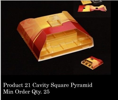 Square Pyramid Chocolate Box