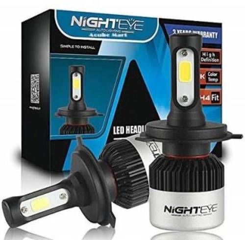 White Nighteye Ultrawhite Led Headlight Bulbs H4 For Use In: Auto-Mobiles Use