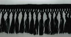 Cotton And Polyester Knotted Fringe