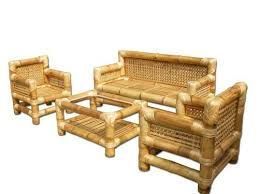 Eco Friendly Bamboo Sofa Set