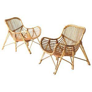 Eco Friendly Cane Lounge Chair