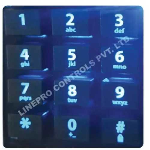 Various Colors Are Available Rectangular Shape Silicon Keypads