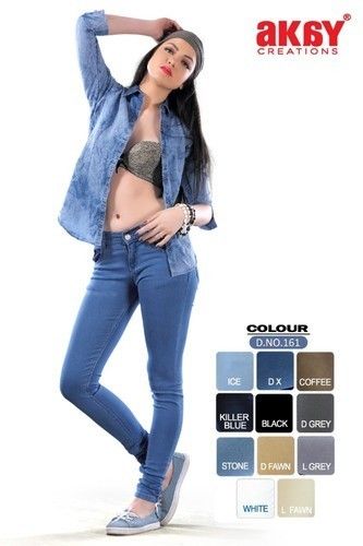 Skin Friendly Ladies Denim Jeans