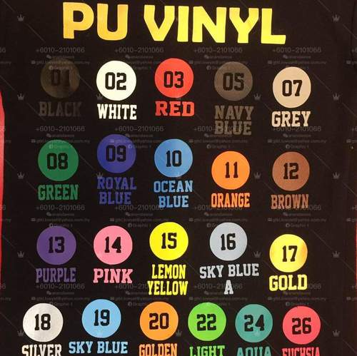 Customized Vinyl Film For Garments