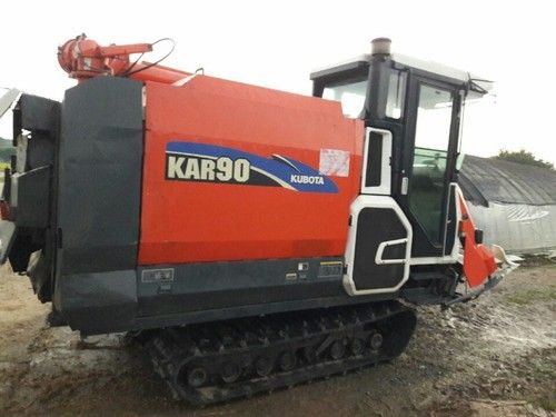 Agriculture Rice And Wheat Half Feed Combine Harvester Kubota Kar90 Power Source: Diesel