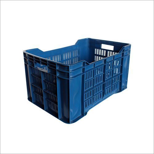 Hd Quality Blue Plastic Vegetable Crate