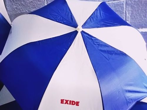 Brown And White Corporate Umbrellas With Branding