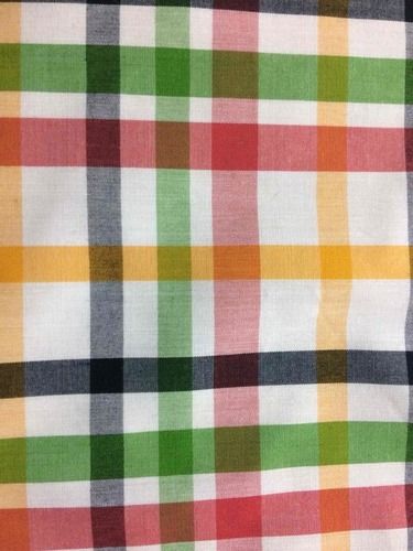 Washable Poplin Check Fabric For Shirting at Best Price in Salem ...