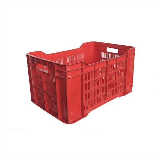 Red Plastic Vegetable Crates