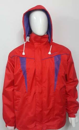 Red Trendy Men Windcheater Jacket